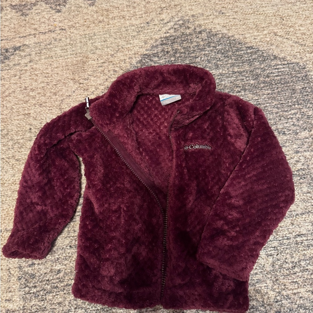 Columbia Plush Maroon Jacket 3T